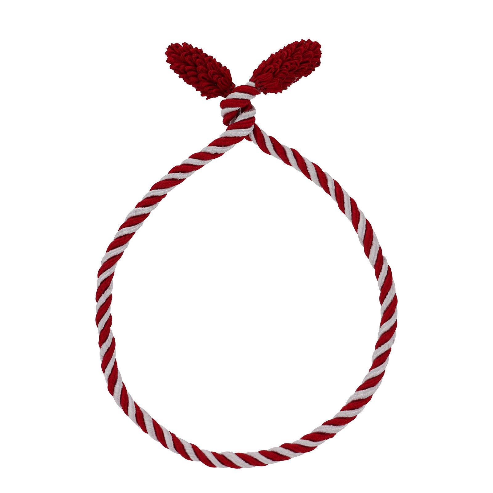 Garland Tie, 1.33 ft, Red/White