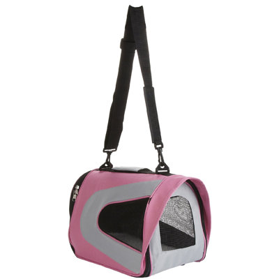 Pet Life Airline Approved Folding Zippered Sporty Mesh Pet Carrier