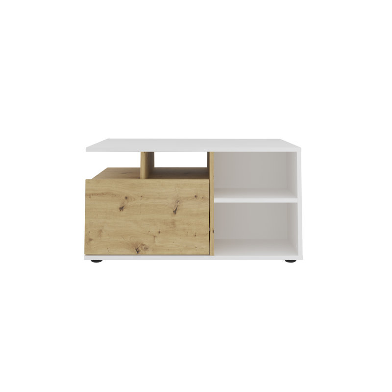 Kwadjo Wheel Coffee Table with Storage