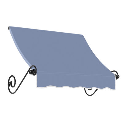 Store fixe Awntech Charleston, 164 cm x 91 cm x 61 cm, bleu poudré