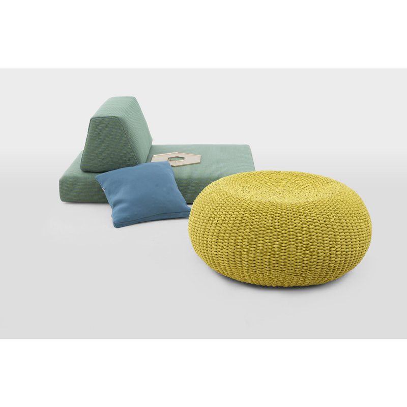 Harada Outdoor Pouf, Limone Round Ropetek