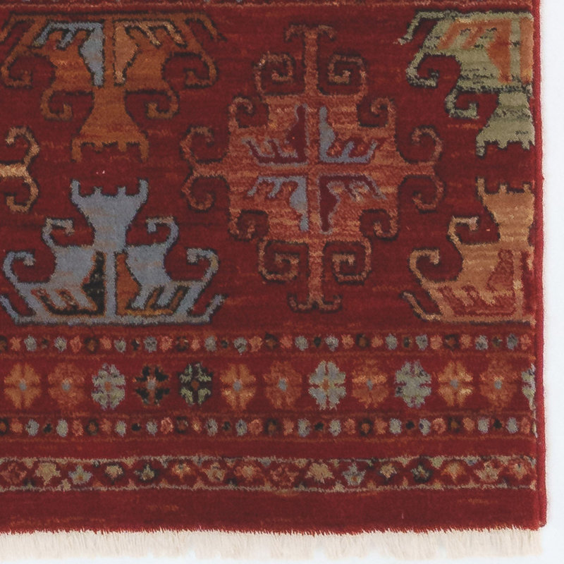 Maelana Wool Oriental Indoor Rug, Rectangle 9' 10" x 13'