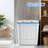  Erivess Portable Washing Machine with Drying Rack and 10 Hangers, 18lbs Mini Compact Laundry Washing Machine, Twin Tub 11lbs Washer & 7lbs Spinner, Clothes Washer Machine for Apartment, Dorm, RV, Blue-113469536