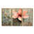 Toile avec cadre flottant or