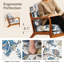 Chaise d'appoint rembourrée en bois massif avec coussin de soutien lombaire