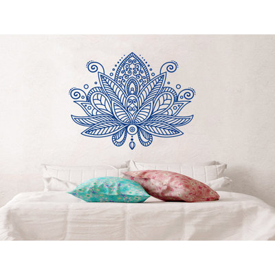 Décalcomanie murale fleur mandala lotus Estrella