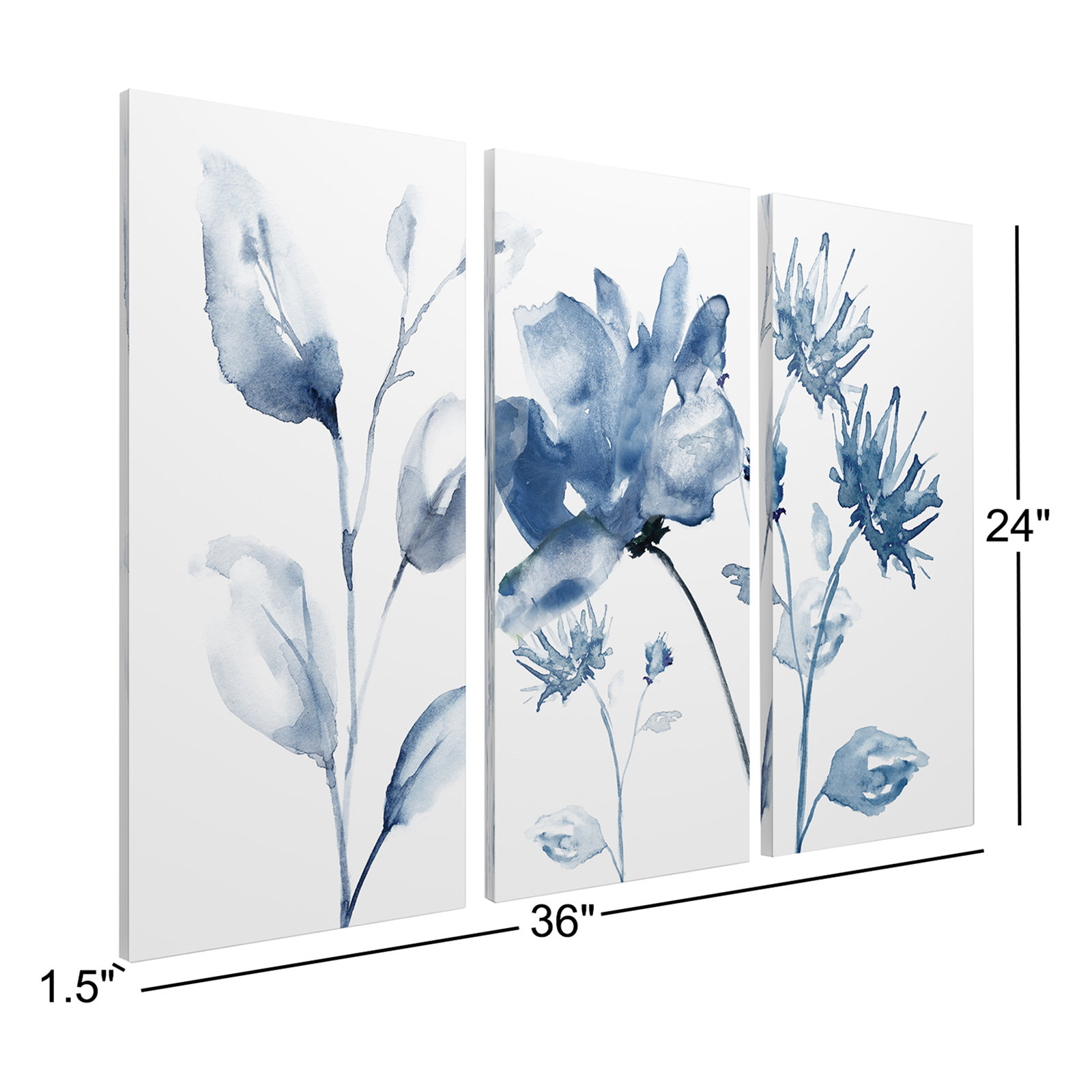 Modern & Contemporary Canvas, 24" H x 36" W x 1.5" D