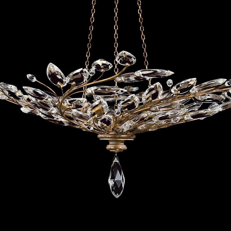 Pendentif rond en cristal Laurel, 47 po