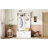 Hall Tree with Storage Shoe Bench for Entryway and Hallway-129768522