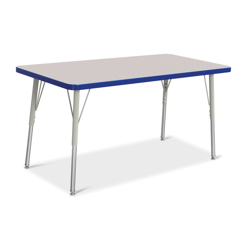 Tables d'activités Berries®, H 31 po x L 48 po x l 24 po, Adulte (24 po à 31 po ), bleu