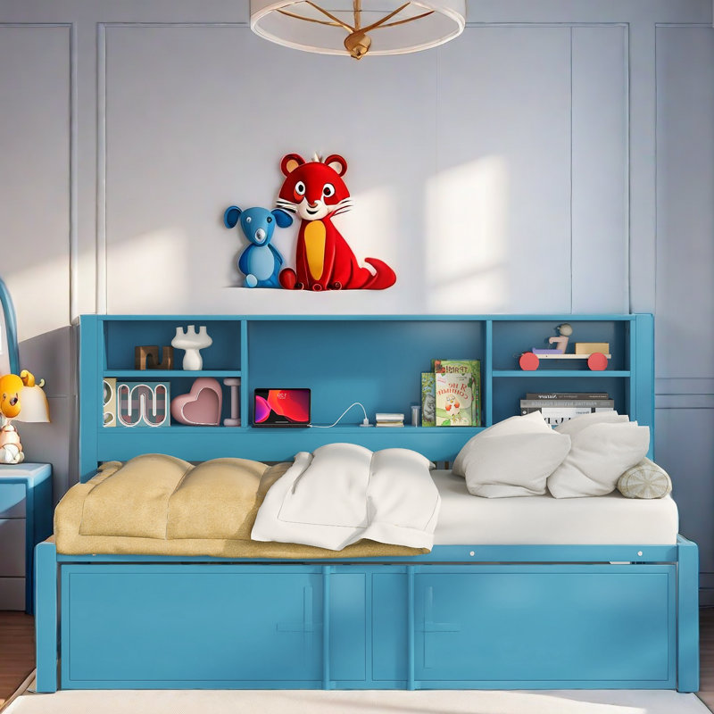 Mellar Metal Daybed, Blue