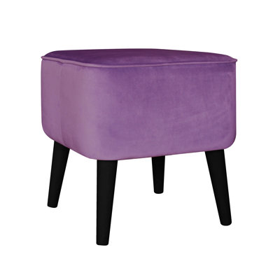40cm Wide Square Solid Colour Standard Ottoman
