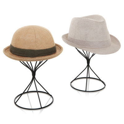 Metal 2 - Hook Freestanding Hat Rack