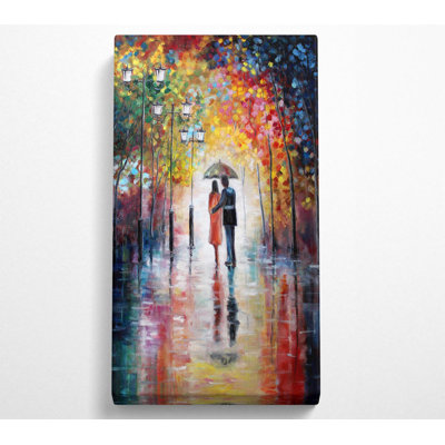 Romantic Walk Through The City - Single Picture Frame Print
