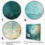 Teal Oasis III - Abstrait paysages, art mural-1457785638-1457785641