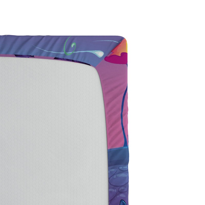 Microfiber Patterned Fitted Sheet, Full/Double Fitted Sheet