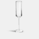 Fluted Collection Handmade Crystal Flute