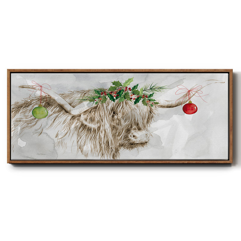 Highland Holidays - toile encadrée, H 20 po x l 50 po