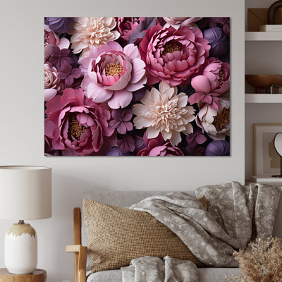 " Purple Peonies Bouquet "