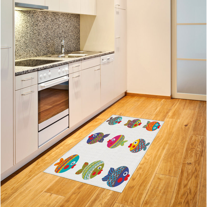 Tapis décoratif à haute densité en fibre de coton à haute densité, Rectangle 2 pi 7 po x 5 pi