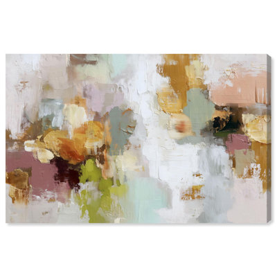 Color of Earth III Canvas Print Abstract Wall Art by Art Remedy, Gallery Wrapped, 15 x 10