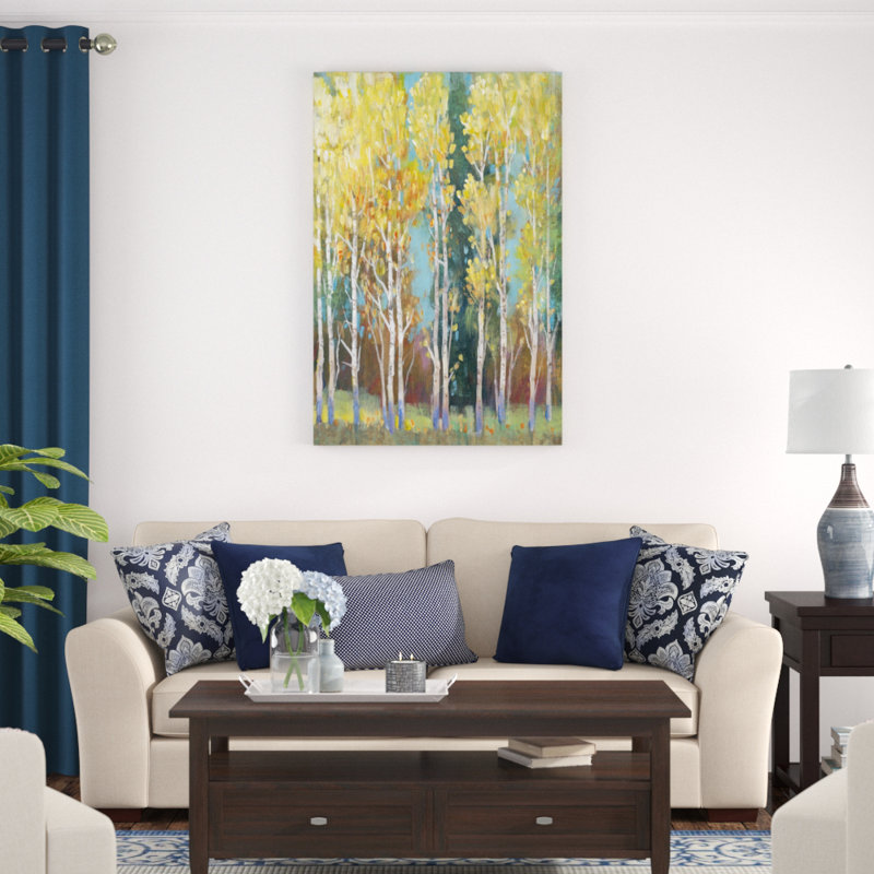 Aspen Grove I by Timothy O' Toole - Painting Print, 30cm H x 20cm W, Wrapped Canvas