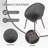 2-Pack Modern Lounge Chairs – Indoor/Outdoor All-Weather PP Plastic, Lightweight for Patio, Beach, Living Room-32742312
