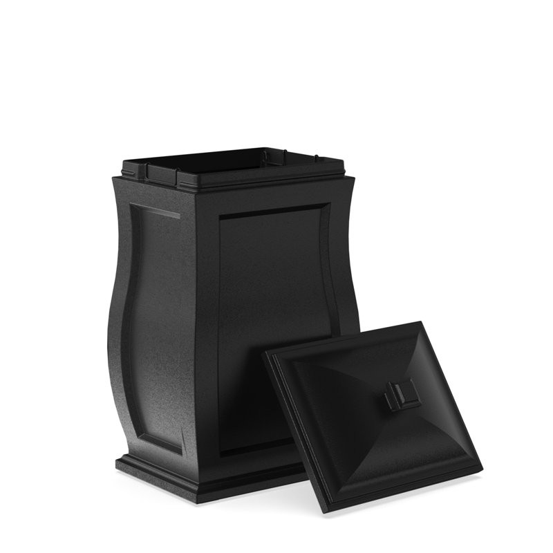 Ariani 22 Gallon Plastic Deck Box, Black