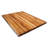 EcoDecors Reversible Solid Teak Edge Grain Cutting Board with Juice Groove, 40-inches x 28-inches
