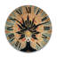 Horloge murale en bois massif Matthei-1816942096