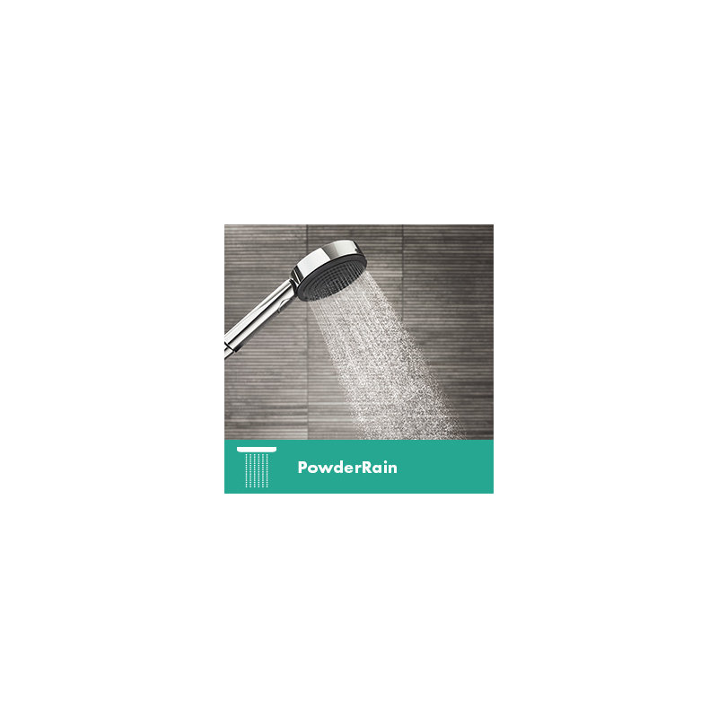 hansgrohe Pulsify S Handshower 105 3-Jet, 2.5 GPM, Brushed Nickel, 2.5 GPM