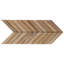 Eternal 9x20 Chevron Matte Wood Look Porcelain Mosaic Tile