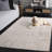 Abstract 614 Hand Tufted Wool/Nylon/Pet/Viscose/Cotton Geometric Indoor Use Only Rug in Gray-1599285505