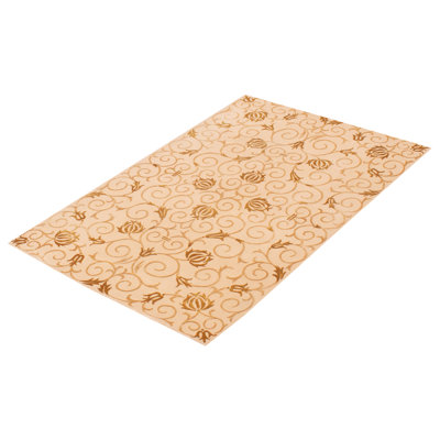 Tapis kaki clair Silk Touch 3 pi 9 po x 5 pi 9 po