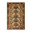Tapis art déco brun lavable à la machine-1382290894