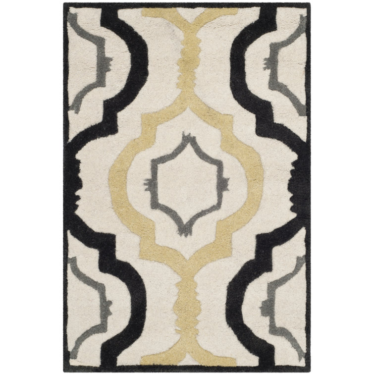 Carolene Hand Tufted Wool Geometric Rug