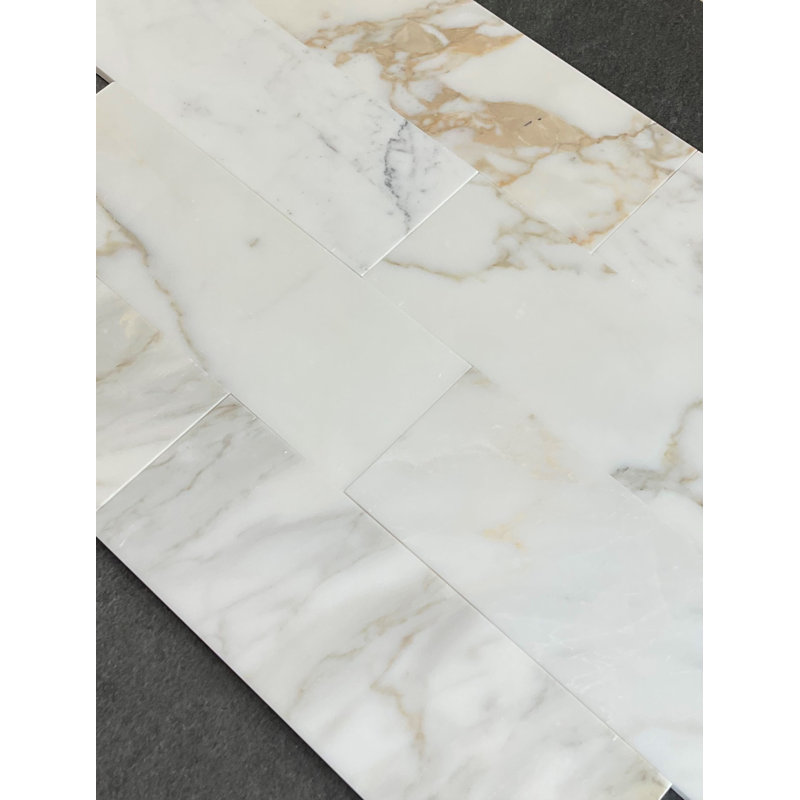 4" x 12" Marble Mosaic Subway Wall & Floor Tile