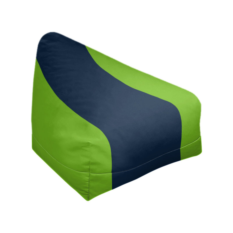 Fauteuil à billes Washington, 27 po x 27 po x 30 po, Vert aurore / bleu nuit / vert aurore