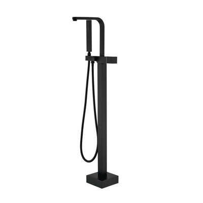 Floor Tub Filler with Diverter