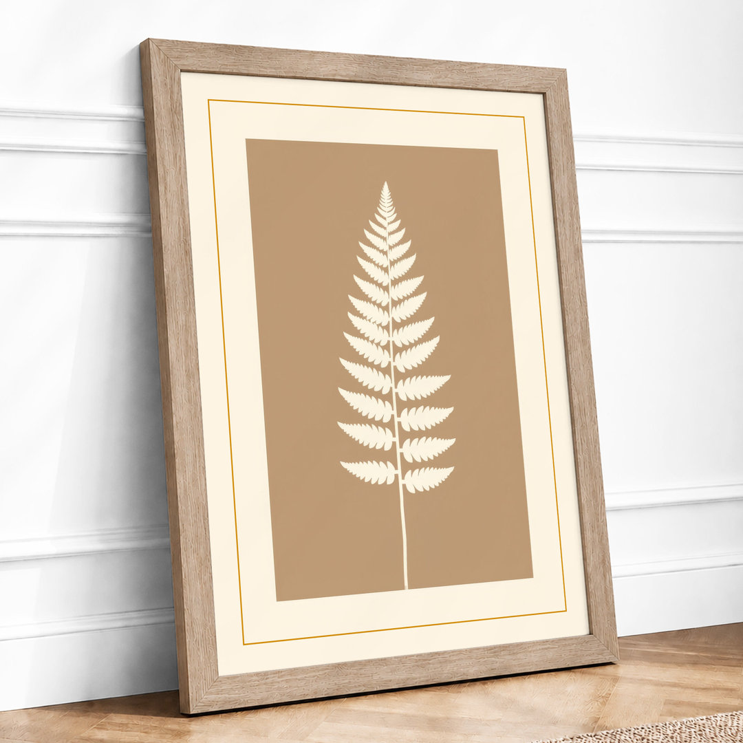 Fern Frond Botanical - Framed Print