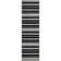 Premium Machine Washable Prisco Black Rug