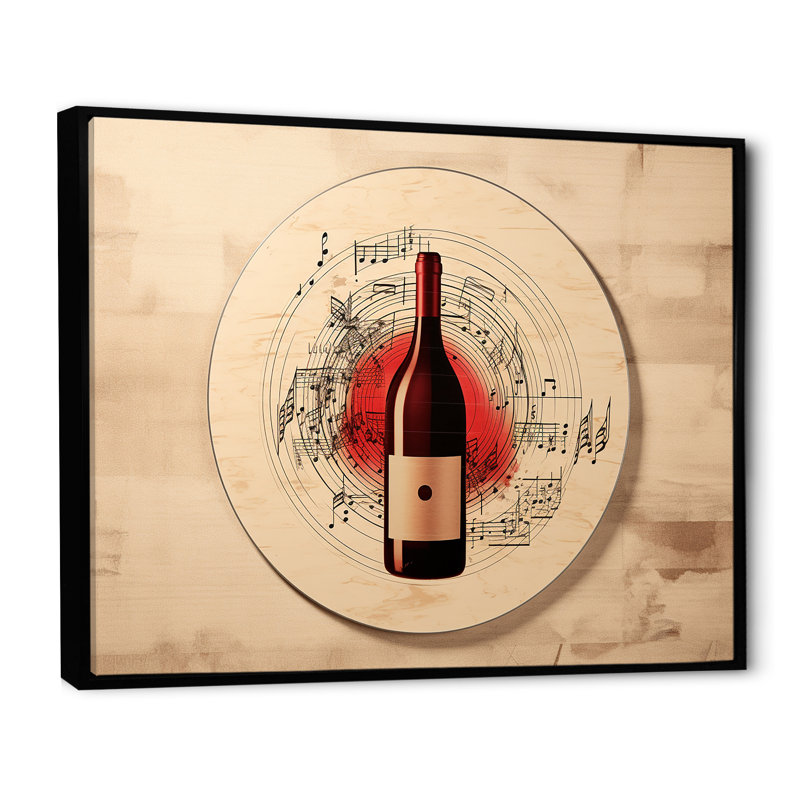 Vinyle vinyle I sur impression sur toile, H 16 po x l 32 po x P 1 po, Cadre flottant noir
