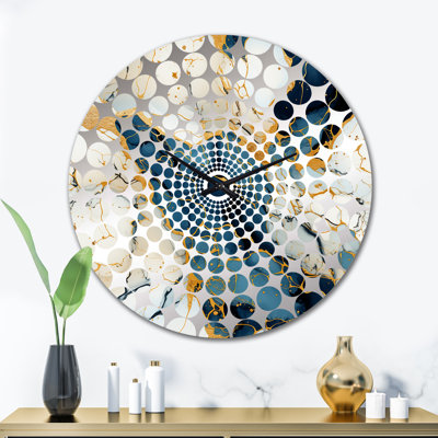 Lubbe - Horloge murale en marbre