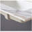 31 Inch Marble Vanity Top, Bathroom Vanity Top with Undermount Rectangular Middle Sink and 4" Height Backsplash