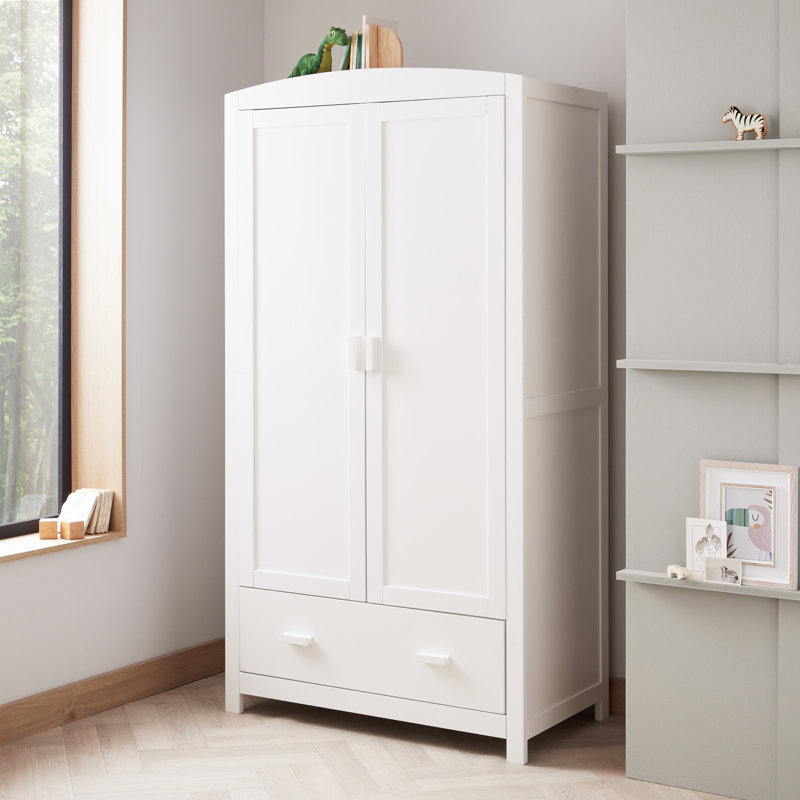 Universal 2 Door Wardrobe, White