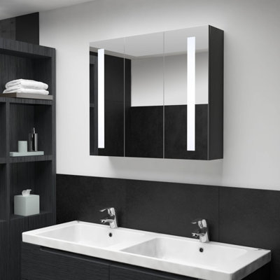 Kantor 89mm W 62mm H Surface Framed Medicine Cabinet Mirror 5 Fixed