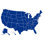 Décalcomanie murale « united states of america map » Crain