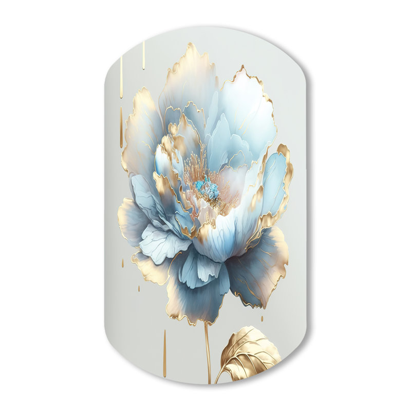 Décoration murale en métal irrégulière Clararose, 31" H x 19" W