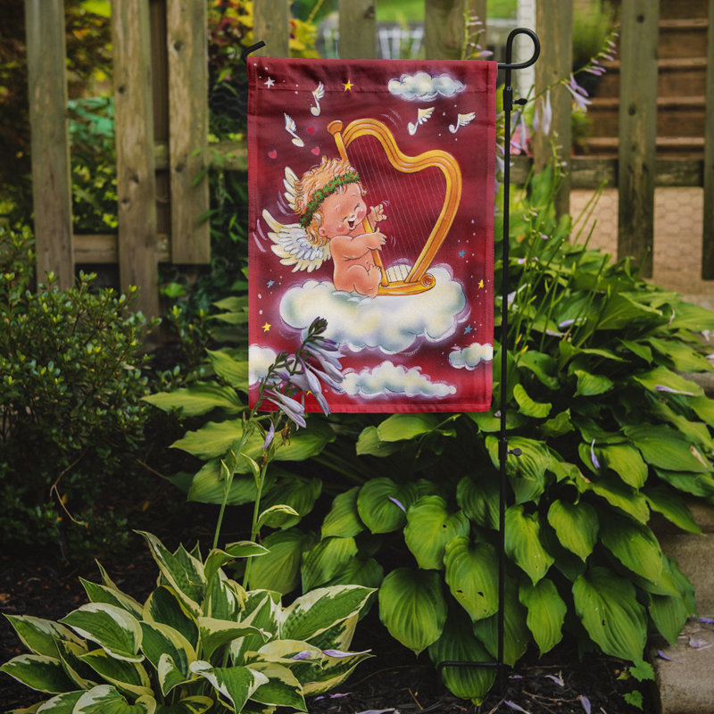 Bente Double Sided Polyester Valentine's Day Garden Flag, 15" H  x 11" W