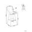 Subramanya Upholstered Counter Stool with Metal Frame-272269721